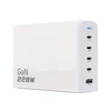 Dudao A228EU GaN įkroviklis 1x USB-A 4x USB-C PD 228W - baltos spalvos