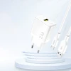 Dudao A23 2.4A USB-A įkroviklis – baltos spalvos