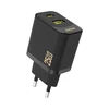 Dudao A26T GaN 25W USB-A, USB-C įkroviklis – juodos spalvos