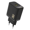 Dudao A27 25W GaN USB-C laidinis įkroviklis – juodos spalvos