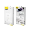 Dudao A4EU USB-A 2.1A laidinis įkroviklis – baltos spalvos + USB-A – Lightning kabelis