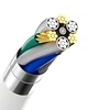 Dudao A4EU USB-A 2.1A laidinis įkroviklis – baltos spalvos + USB-A – Lightning kabelis