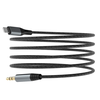 Dudao audio cable Lightning – mini jack 3.5mm 1m pilka (L11PRO)