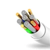 USB prie žaibo kabelis Dudao L1L 3A 1m (baltas)
