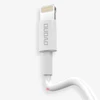 USB prie žaibo kabelis Dudao L1L 3A 1m (baltas)
