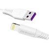 USB kabelis Dudao (L2) lightning 1m (5A) baltas