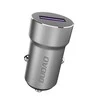 Įkroviklis automobilinis Dudao R4Pro (1xUSB; 5A; 22,5W) pilkas