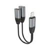 Hq Audio adapteris Dudao L17i iš "lightning" į (1x3,5mm; 1x lightning)
