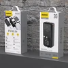 Dudao K15MAX 30000mAh PD 22.5W išorinė baterija su įmontuotais laidais – juoda