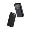 Dudao K15Pro Power Bank 20000mAh 22,5W PD USB-C / USB-A / Integruoti Lightning ir USB-C laidai – juodi