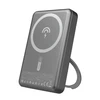 Dudao K28 10000mAh PD 22.5W MagSafe Powerbank with Metal Case and Ring Stand – pilkos spalvos