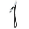 USB-C prie Lightning Dudao 20 W PD 0.23 m kabelis (juodas)