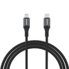 Dudao L3CL USB-C – „Lightning“ 30 W pintas kabelis 1,2 m – juodos spalvos
