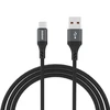 Dudao L3ST USB-A – USB-C 5A kabelis 1.2m pintas – juodos spalvos