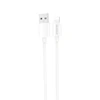 USB kabelis Dudao (L4SL) lightning (2A) baltas (1m)