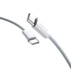 Dudao L6C USB-C – USB-C PD kabelis 30W 1m – light mėlynos spalvos