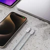Dudao L6C USB-C – USB-C PD kabelis 30W 1m – light mėlynos spalvos