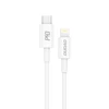 Dudao L6X USB-C – Lightning PD 20W 1m kabelis – baltos spalvos