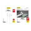 Dudao L6X USB-C – Lightning PD 20W 1m kabelis – baltos spalvos