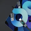 Dudao L7C USB-C – USB-C 100W kabelis with LED Ekranas 1m – juodos spalvos