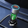 Įkroviklis automobilinis Dudao (R4T) (1xUSB-C; 1xUSB; 30W) pilkas