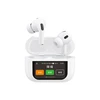 Dudao U19 į ausis įkišamos TWS belaidės Bluetooth 5.3 ausinės with LED ekranas – baltas