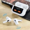 Dudao U19 į ausis įkišamos TWS belaidės Bluetooth 5.3 ausinės with LED ekranas – baltas
