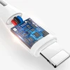 USB kabelis Dudao (L2) lightning 1m (5A) baltas