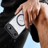 Dux Ducis Aimo Mag dėklas su Magnetic Ring skirtas Apple iPhone 17 Air – juodos spalvos