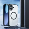 Dux Ducis Aimo Mag dėklas su Magnetic Ring skirtas Apple iPhone 17 – juodos spalvos