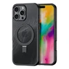 Dux Ducis Aimo Mag MagSafe su stoveliu Apple iPhone 16 Pro - dėklas telefonui juodos spalvos