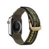 Dux Ducis apyrankė (Outdoor Version) Apple Watch Ultra strap, SE, 9, 8, 7, 6, 5, 4, 3, 2, 1 (49, 45, 44, 42 mm) nylon geltonos spalvos