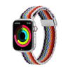 Dux Ducis dirželis (Mixture II Version) Apple Watch SE dirželis, 9, 8, 7, 6, 5, 4, 3, 2, 1 (41, 40, 38 mm) pintas dirželis, šviesių juostelių apyrankė