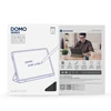 Dux Ducis Domo PU Odinis dėklas with Stand skirtas Samsung Tab S10+ / S9+ / S9 FE+ – juodos spalvos