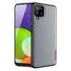 Dux Ducis Fino covered with nylon material Samsung Galaxy A22 4G dėklas telefonui pilkos spalvos