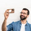 Dux Ducis Grit dėklas skirtas Apple iPhone 14 Plus, rudas