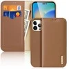 Dux Ducis Hivo dėklas skirtas iPhone 14 Pro Max, rudas