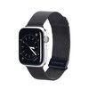 Nerūdijančio plieno magnetinė apyrankė išmaniajam laikrodžiui DUX DUCIS MILANESE, skirta Apple Watch 42 / 44 / 45 mm, juoda