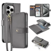 Dux Ducis Lawa Leather dėklas skirtas Apple iPhone 15 Pro – pilkos spalvos