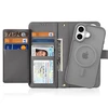 Dux Ducis Lawa Leather dėklas skirtas Apple iPhone 16 – pilkos spalvos