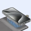 Dux Ducis Lawa Leather dėklas skirtas Apple iPhone 15 Pro – pilkos spalvos