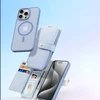 Dux Ducis Lawa Leather dėklas skirtas Apple iPhone 15 Pro – mėlynos spalvos