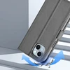 Dux Ducis Lawa Leather dėklas skirtas Apple iPhone 15 – pilkos spalvos