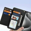 Dux Ducis Lawa Leather dėklas skirtas Apple iPhone 15 Pro Max – juodos spalvos