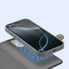 Dux Ducis Lawa Leather dėklas skirtas Apple iPhone 16 Pro Max su Detachable Magnetic Wallet – pilkos spalvos