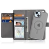 Dux Ducis Lawa Leather dėklas skirtas Apple iPhone 15 – pilkos spalvos