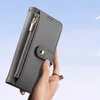 Dux Ducis Lawa Leather dėklas skirtas Apple iPhone 15 Pro Max – pilkos spalvos