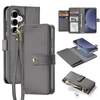 Dux Ducis Lawa Leather Samsung Galaxy S25 Plus with Detachable Magnetic Wallet – dėklas telefonui pilkos spalvos