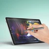 „Dux Ducis Naad“ popierinis matinis ekrano apsauginis sluoksnis, skirtas „Samsung Galaxy Tab S10 FE Plus“ su juodu rėmeliu.