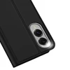 Dux Ducis Skin Pro dėklas skirtas Samsung Galaxy S25 Edge su Flip ir Card Slot - juodos spalvos